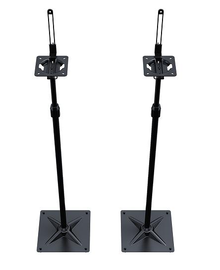 HEIGHT ADJUSTABLE SPEAKER FLOOR STANDS