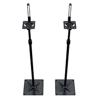 HEIGHT ADJUSTABLE SPEAKER FLOOR STANDS